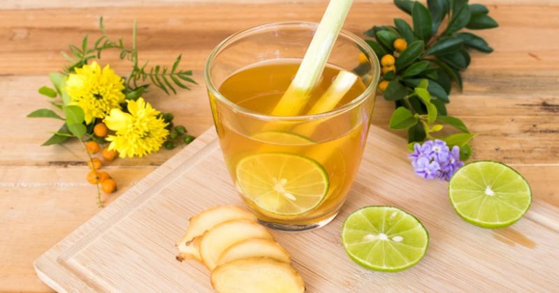 Biến tấu với trà chanh sả mật ong