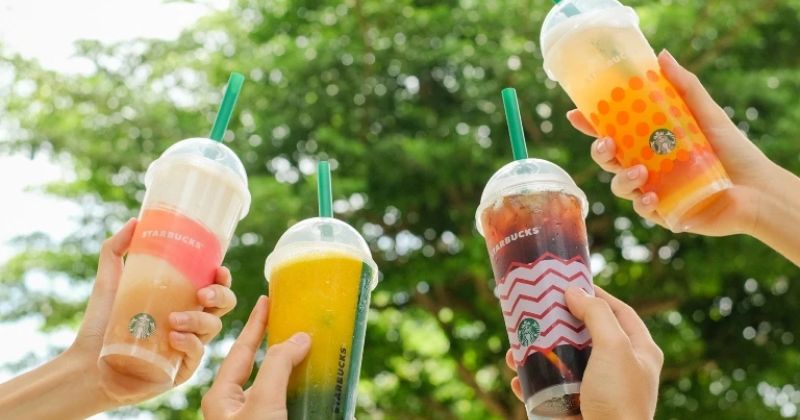 Các loại ly đựng trà trái cây phổ biến