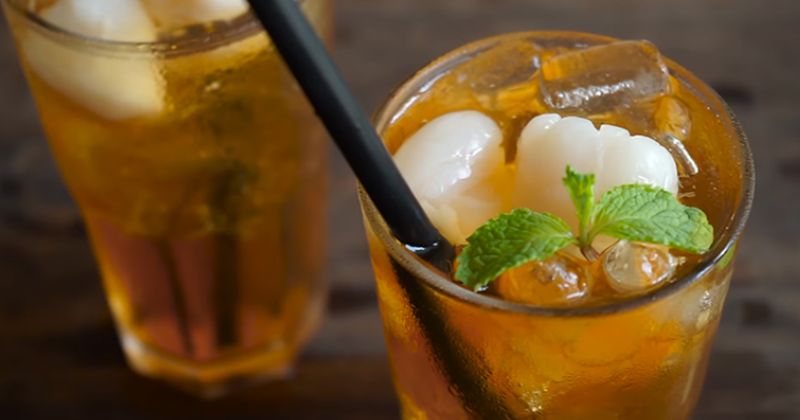 cách pha trà vải