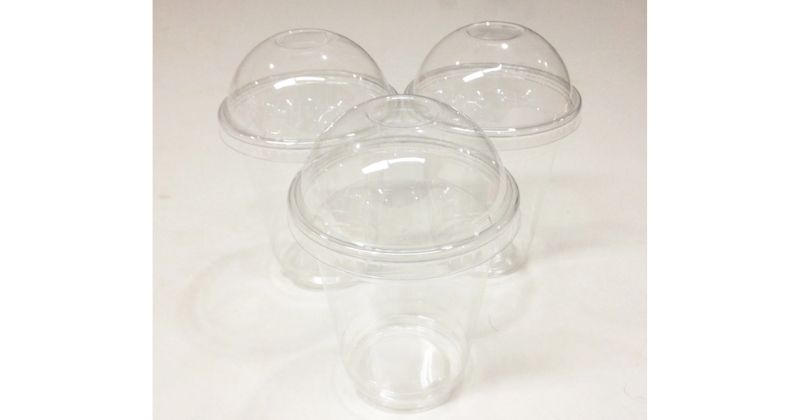 Ly trà trái cây nắp cầu