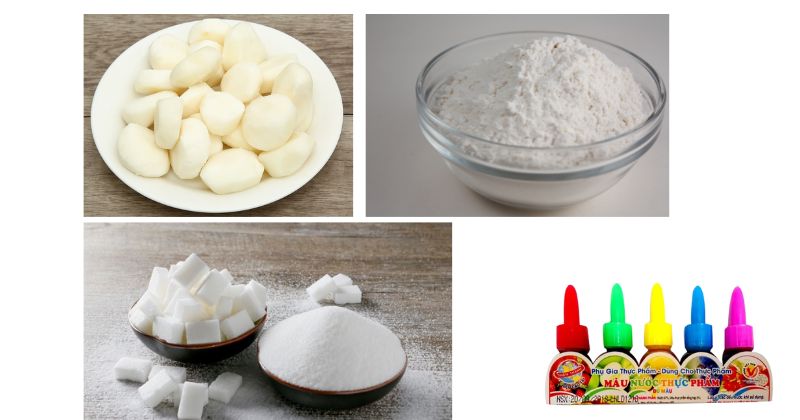 Nguyên liệu làm thạch củ năng