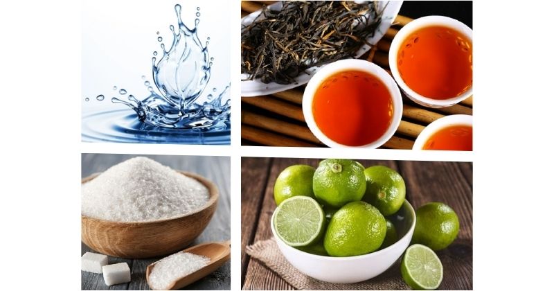 nguyên liệu cơ bản cho trà chanh