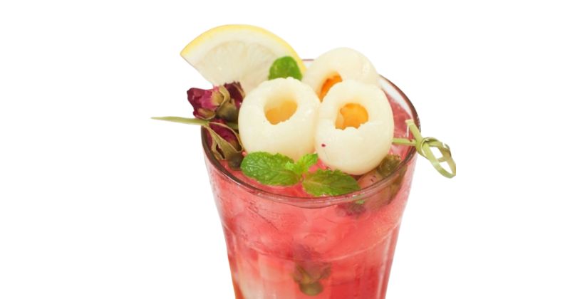 trà vải hoa hồng